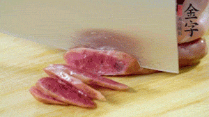 金字火腿、金字香腸、金字臘肉切片。